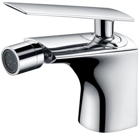 IMEX - Grifo Bidet | Grifo Monomando Bide para Baño | Grifo de Bidé con Mezclador de Agua Caliente y Fría | Griferia Bidet | Instalación Fácil | Serie Escocia | Color Cromado