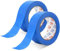 PACK 3 Rollen blaues Malerband 25mmx50m Premium Krepppapier Abdeckband für Malerarbeiten und Dekoration, Karosserie, Rahmen, Silikon, Masking Tape für den Modellbau und leicht zu entfernen(2 Rollen)
