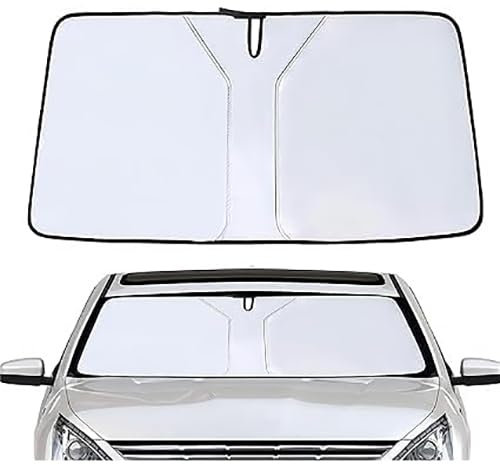 FAGBPEFW Parasol Coche Delantero, para Citroen C4 Grand Picasso 2 2014 Parasol Coche Delantero Plegable Protección Rayos UV Fácil de Instalary Almacenar