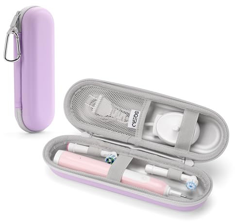 SQERO Custodia Viaggio Spazzolino Elettrico per Pro/IO, Philips Sonicare, Custodia Viaggio per Testine & Accessori, Custodia Portatile Spazzolino Impermeabile