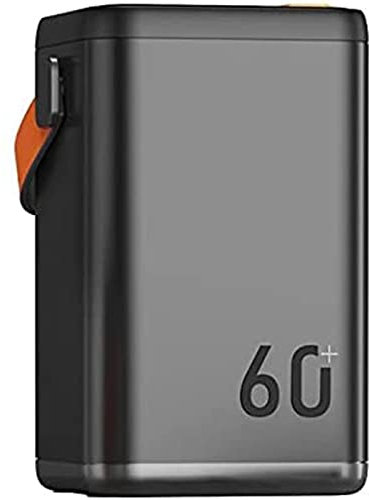 Power Bank Batterie Externe Power Bank, Chargeur Portable 60 000 mAh 36 W Power Bank avec 4 Sorties USB, Pack Batterie Externe pour Activités de Plein Air Compatible avec Smartphones Etc (Avec Adapt