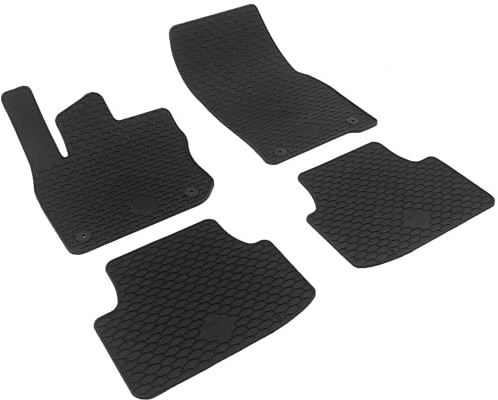 Walser DirtGuard Gummi Fussmatten Auto für VW Tiguan (CT1) Mild-Hybrid 09/2023-Heute, 100% passgenaue Auto Fußmatten, robuste Universal Fußmatte Auto, Gummimatten Auto
