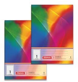 BRUNNEN Schulheft A5 Lineatur 1 16 Blatt (Doppelpack) (Lineatur 1)