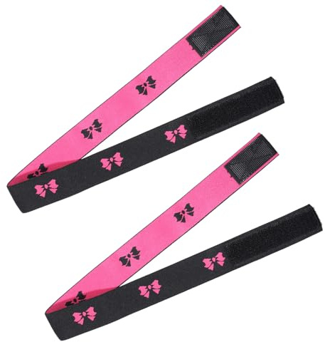 Qianyu 2 Pcs Elastic Wig Bands Edge Wrap Bands Adjustable Lace Front Melting Band Front Laying Strap Wrap to Keep Lace Fronts Wigs No Slip Wig Belt Tape for Women Keeping Wigs in Place