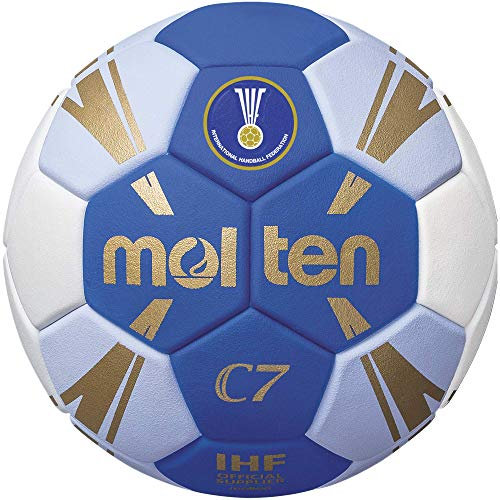 Molten C7 Trainingsball blau/weiß/Gold 2, H2C3500-BW