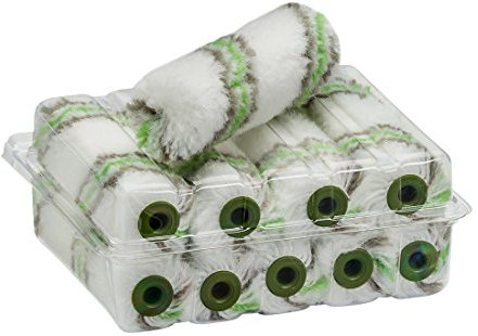 Colorus Heizkörperwalzen 10er Set | Farbwalzen 10 cm Polyamid – 12 mm Flor | Flusenfrei & strapazierfähig – für Wandfarbe & Heizkörper