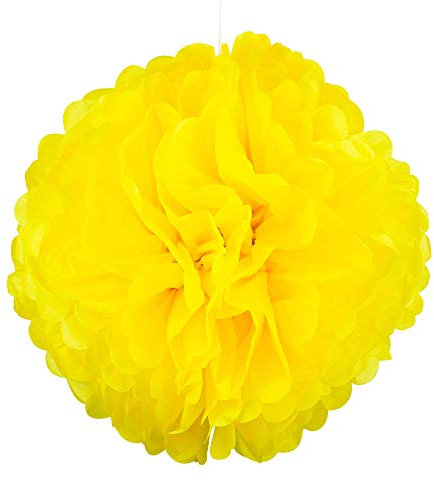 SKYLANTERN Skyland Pompons gelb 50 cm x 2