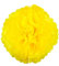 SKYLANTERN Skyland Pompons gelb 50 cm x 2