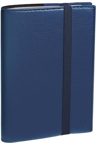 Quo Vadis - Kalender – Spiralbindung – 2025 – Time & Life Pocket – Wochenkalender – Französisch – Blau – 13 Monate von Dezember bis Dezember – 10 x 15 cm – Papier Clairefontaine weiß – hergestellt in