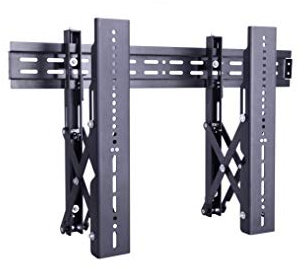 MAHARA Push in/Pop out TV Wall Mount System - TV Wall Bracket for 40-70 TVs - VESA Wall Mount Compatibility 200mm x 200mm – 600mm x 400mm - TV Wall Brackets Support Max 40kg - Black TV Bracket