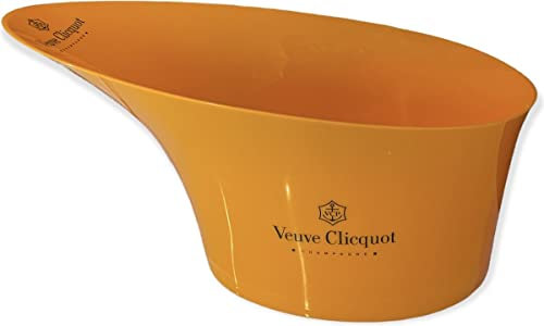Veuve Clicquot Seau à champagne jaune pour bouteilles standard de 0,75 l et 1,5 l Magnum