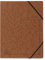 Exacompta 555424E 5er Pack Premium Eckspanner-Mappe. Made in Germany. Aus extra starkem Colorspan-Karton DIN A4 mit 2 Gummizügen Sammelmappe Dokumentenmappe ideal für Büro und Schule tabakbraun