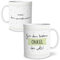 OWLBOOK® Personalisierte Geschenke für Frauen Tasse Personalisiert Name Bester Onkel Tasse mit Spruch Geschenke Geschenkideen für Onkel zum Geburtstag Keramik 300 ml