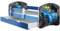 ACMA Kinderbett Jugendbett mit Einer Schublade und Matratze Blau mit Rausfallschutz Lattenrost II 140x70 160x80 180x80 (04 Blaue Auto, 180x80 + Bettkasten)
