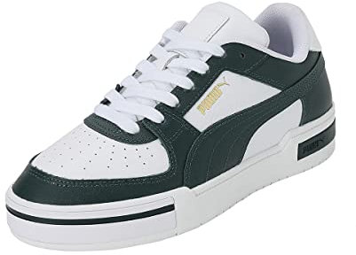PUMA Herren CA Pro Classic Sneaker, White-Green Gables, 37.5 EU