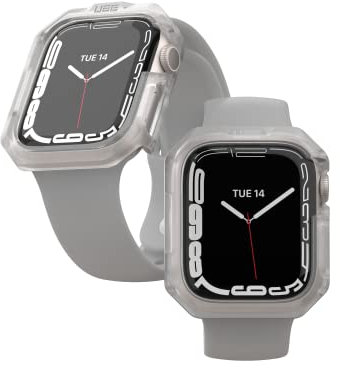 URBAN ARMOR GEAR Custodia per Apple Watch compatibile UAG, 41 mm, iWatch serie 7, custodia protettiva per PC con protezione militare scout, ghiaccio smerigliato