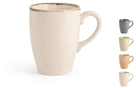 H&H 9000568 Tazza Pearl, Porcellana, Multicolore, Cc 350