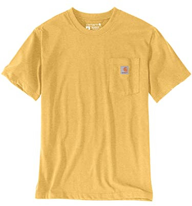 Carhartt Mens Work T-Shirt, Sundance Heather, S