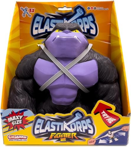 Figura Elastikorps Fighters Maxy 23 cm y 2 kg de Peso ¡estirala, deformala y vuelve a su Forma Original!