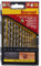 Starrett HSS Drill Bit Set - 13 Piece HSS Drills KBK13 - For Steel, Cast Iron, Aluminium, Wood, Plastics