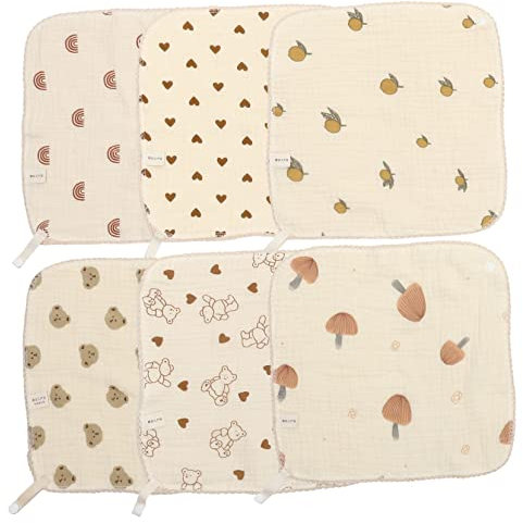 Beatifufu 4-schicht Weiche Lätzchen Baby Fütterung Drooling Lätzchen Kleinkind Neugeborenen Baby Jungen Mädchen Lätzchen