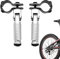 Yusheng Repose-vélo - Pédale Repose-Pied arrière Universelle en métal | Repose-Cadre Moto Pliable pour Passager, vélos, Scooters, Motos