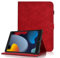 Coque pour iPad 10.2 Pouces 9ème/8ème/7ème Génération (2021/2020/2019), Étui de Protection Folio en PU Cuir Stand Smart Auto Wake/Sleep Housse Cover pour iPad 10.2 Pouces, Rouge
