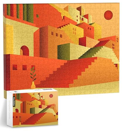 PieceRelax Canvas Wall Art Puzzles for Adults - Summer Glides Away Unique Gift & Home Décor with Plastic Jigsaw Puzzle Artwork for Living Room Bedroom [HN1300]