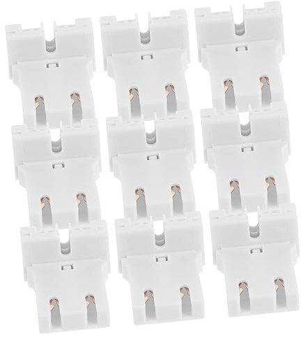 T8/t12 Leuchtstofflampenfassung U-förmig 10 Stück Weiß PC