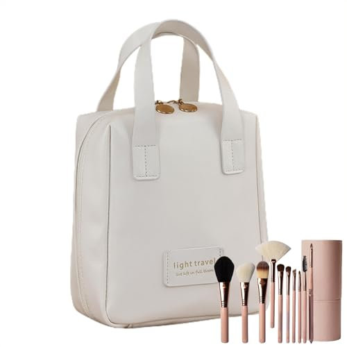 Reise-Kosmetiktaschen für Frauen, Make-up-Taschen-Organizer - Make-up-Tasche mit Reißverschluss | Große Reißverschlusstasche, vielseitige Kulturtasche, Reiseorganizer für Damen, mehrschichtige, wasser