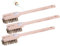 BawiTec Stielbürsten Reinigungsbürsten Schrubberbürsten Handbürsten Harte Borsten weiche Borsten Holzbürsten Verschiedene (Natur Union 3X 43cm)
