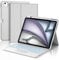 JADEMALL Tastatur iPad AIR 13 m2 - Kabellose Tastatur für iPad AIR 13 m2 2024/Air 13 m3 2025,Schutzhülle mit Pencil Halter (hellgrau, 13 - Beleuchtung & Touchpad)