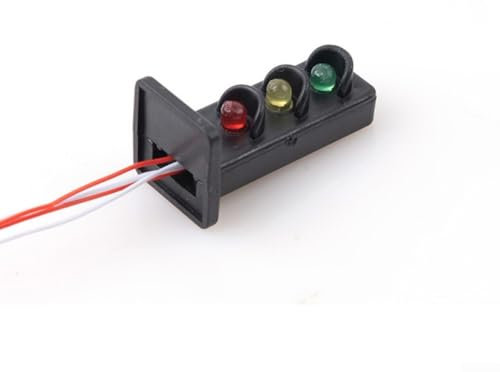 Pack of 5 LED Signal Lamps for Railway Models Fits OO and HO Scales Perfectly
