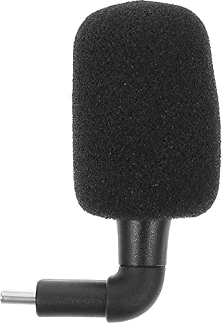 Lurrose Tragbares Miniaturmikrofon Schwarz mit Type-c Anschluss Kompatibel mit Aufnahme Apps für Handyvideos und Home Ktv 30hz-15khz Frequenzbereich