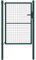 Outsunny Portillon de jardin en acier 97 x 175 cm portail de jardin avec serrure, clés et poignée, décoration en flèche, portillon de patio extérieur, vert