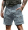 LOPILY Short Compression Homme Hommes, Shorts de Travail, Pantalons Slim Tendance, Plage, en Velours côtelé pour Hommes