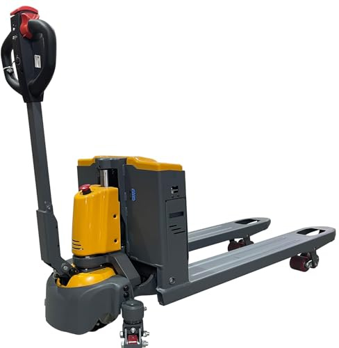 Electric Pallet Jack Truck Fully Electric Pallet Jack Powered Lithium Ion Battery 2000kg 3300Lbs Capacity, Easy Battery Replacement with 220v UK charger, 3 Hours Battery Use Between Charge XILIN