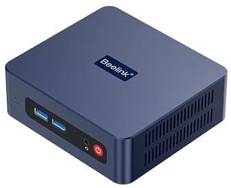 Beelink Mini PC SER3 Mini Computer con AMD Ryzen 3 3200U (2C/4T, fino a 3,5 GHz), 8GB SO-DIMM DDR4 + 480GB M.2 PCIe3.0x4 SSD, Supporto 4K HD/BT 5.0/Wi-Fi 5/1000Mbps LAN/Dual HDMI/Dual display