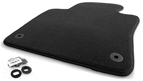 Fußmatte passend für Fabia 2 II 5J Velour Automatte Premium Qualität Fahrerseite vorn schwarz