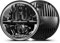 Uni-Light led-scheinwerfer runde 7-zoll-2st cree emark approved 6000k hallo / lo beam-lampe halo für jeep wrangler jk tj lj harley davidson j004-pair j004-pair
