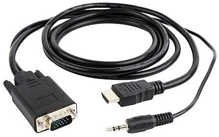 Gembird - Cable HDMI VGA (+3,5 mm/1,8 m)