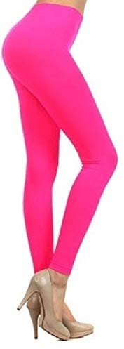 Love Celeb Look Legging fluo idéal pour la gym, la danse et les fêtes, rose, S-M