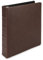 Samsill Vintage Hardback Book Binder/Professional Binder Organizer/Planner Binder / 1.5 Inch 3 Ring Binder/Dark Brown (No Zipper, Letter Size)
