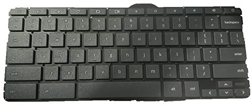 Replacement Teclado portátil para For HP Chromebook x360 11 G1 EE Negro Edición en inglés de EE. UU.