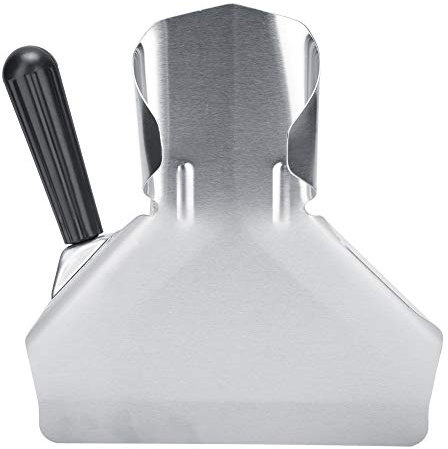 MAGT Pommes Frites Schaufel, verdicken Edelstahl Pommes Bagger Schaufel Langlebige Pommes Frites Chips Bagger Scooper Pommes Schaufel mit Griff