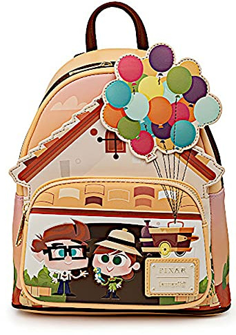 Loungefly Disney Pixar Up Working Buddies Womens Double Strap Shoulder Bag Purse