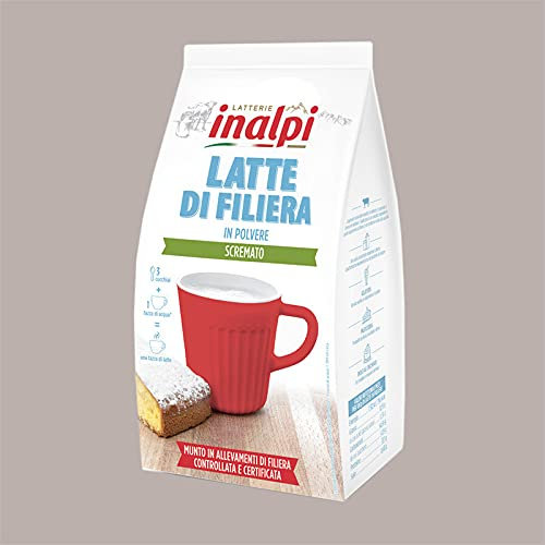 Lucgel Latte di Filiera Scremato In Polvere Italiano Alta Qualità INALPI - 1 Kg -