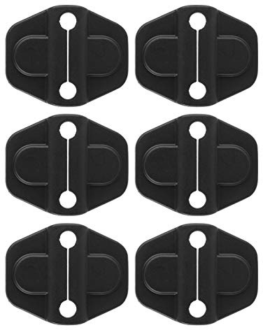 OUKENS Couvercle de serrure de porte, 6 pièces garniture de couvercle de décoration de serrure de porte de voiture pour Jeep Wrangler JL JLU Sports Sahara Freedom Rubicon