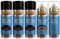 Hycote 3x Gloss Black 1x Lacquer 1x Etch Primer Car Alloy Wheel Spray Paint