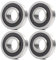 F6202 Schubkarre Lager 16x35x11mm (4 STÜCK) Schubstapler Garten F6202RS F6202-16-2RS Gartenwagen Radflansch Kugellager
